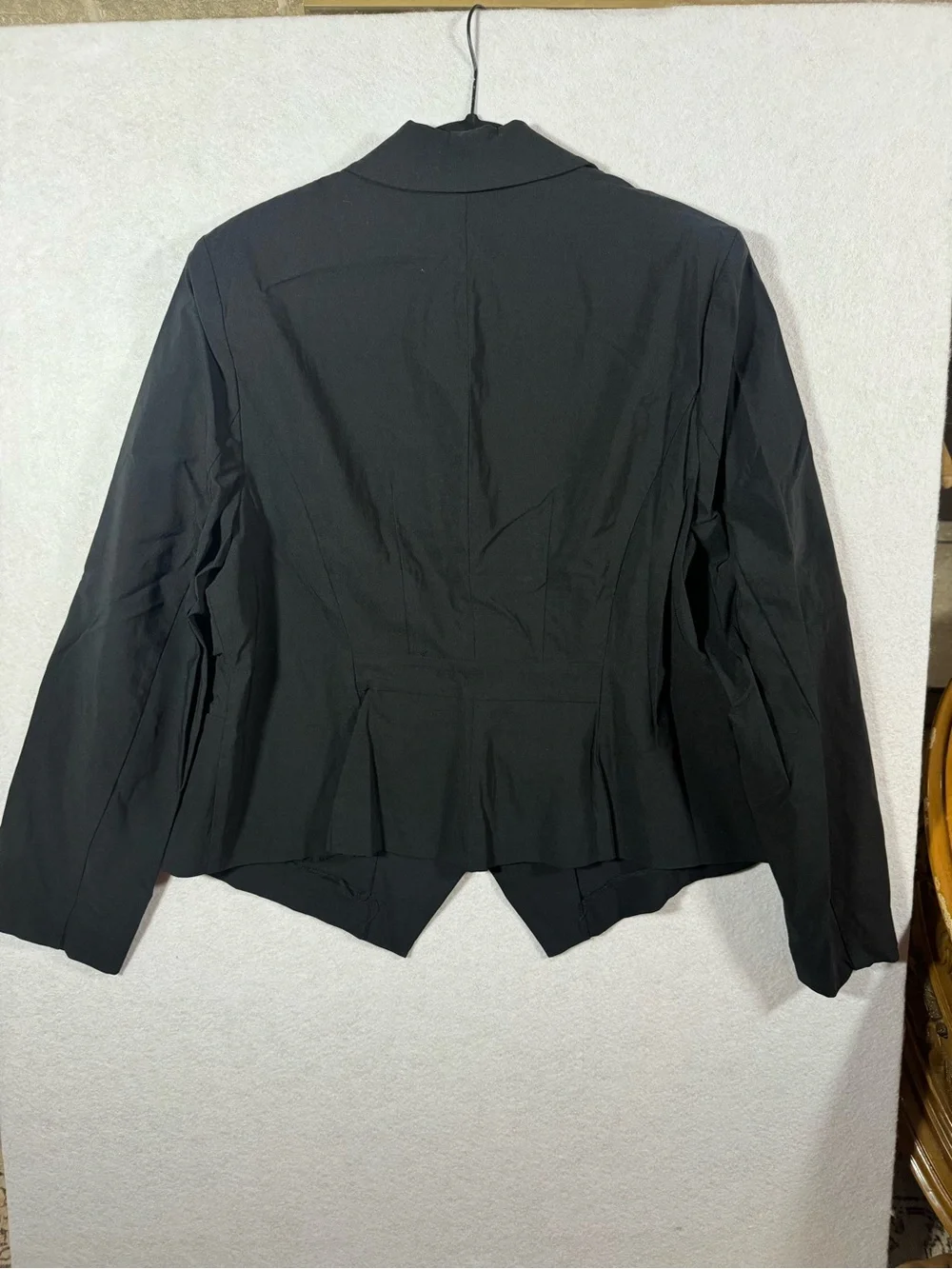 Lane Bryant Black Notch Lapel Two-Button Blazer